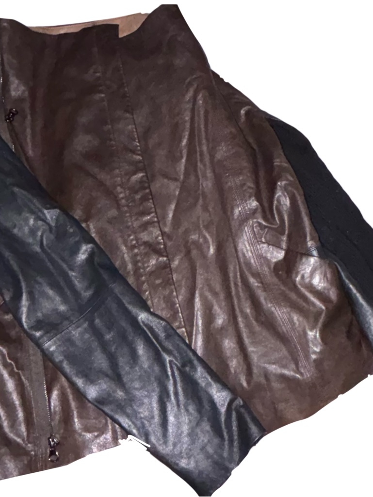Vince Lambskin Leather Crossbody Jacket
